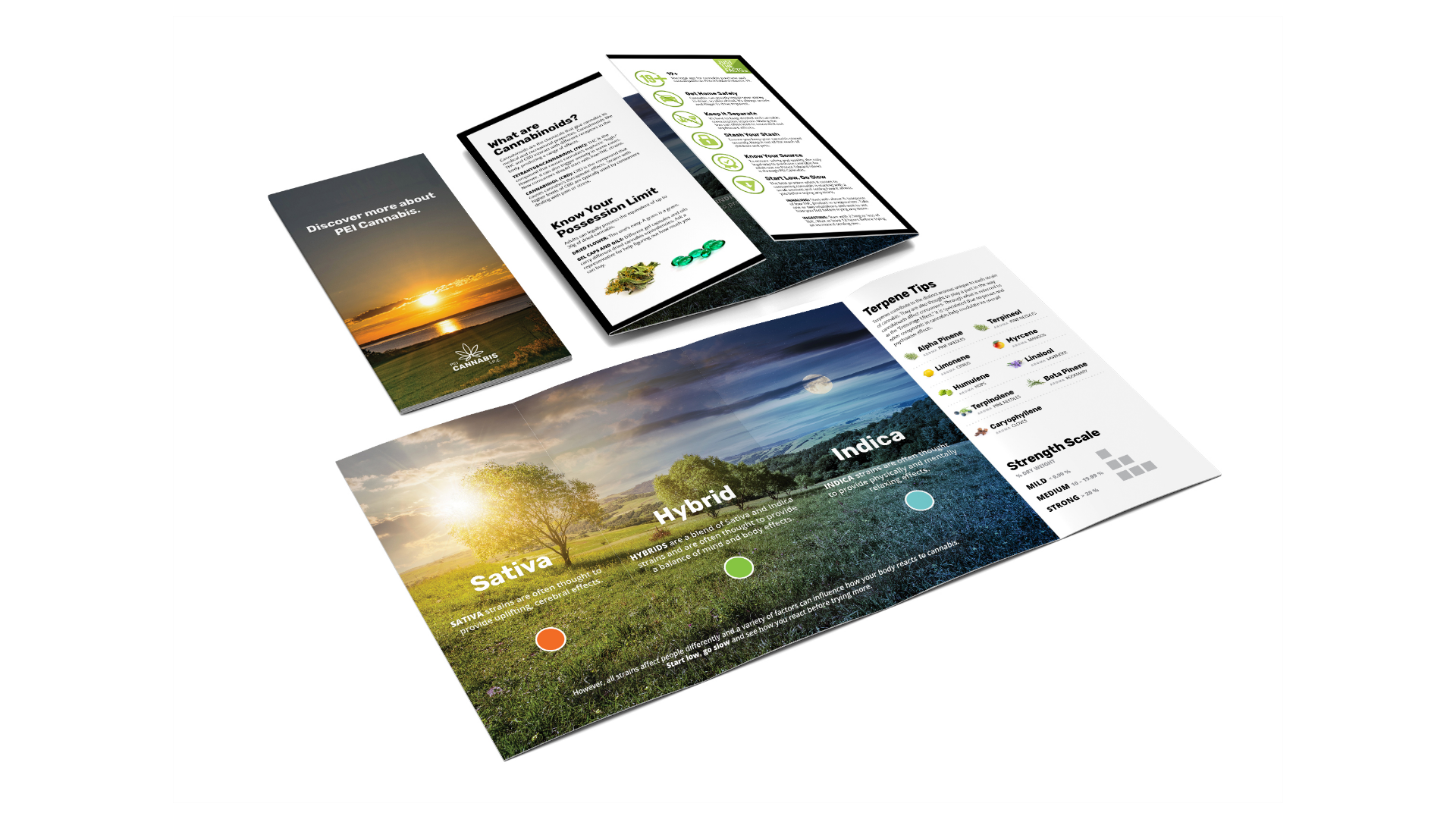 PEI Cannabis brochure PEI cannabis educational brochure.