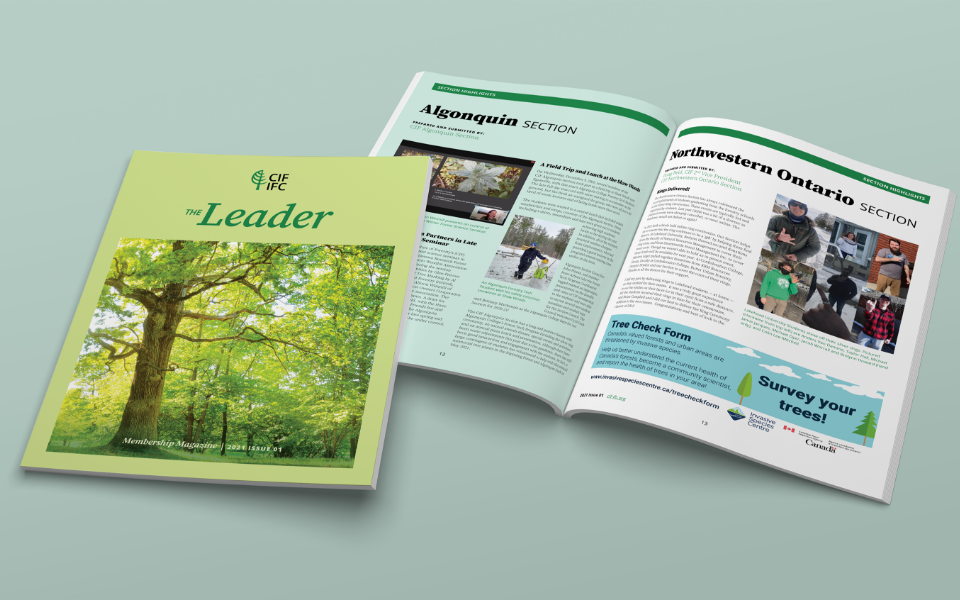 The-Leader-2 Two copies of The Leader membership magazine.